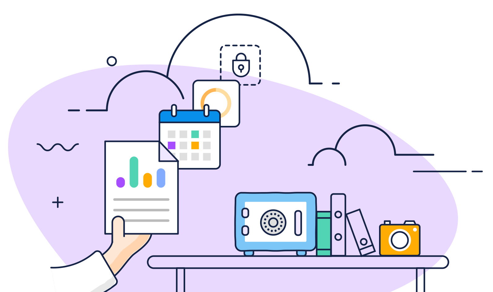 Benefits Of Complete Cloud For Your Practice - Geometric Arts - Modern High Resolution Collection